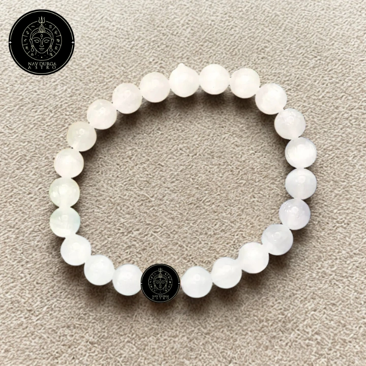 Selenite Bracelet - For Inner Bliss and Metal Clarity